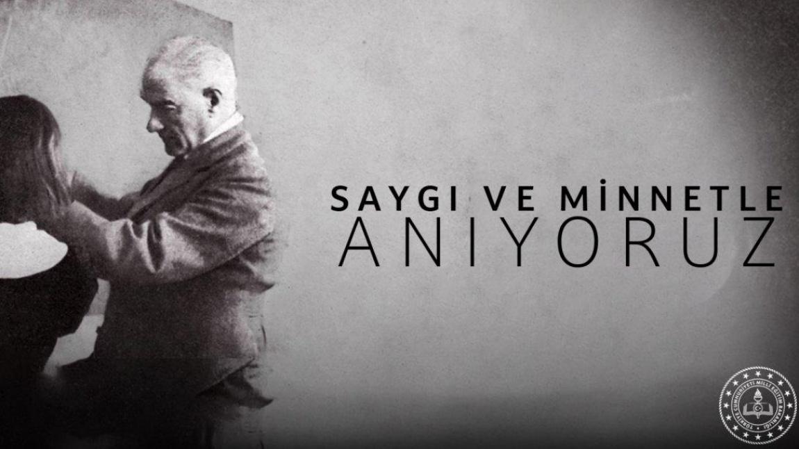 10 Kasım Atatürk`ü Anma Günü Programı Düzenlendi